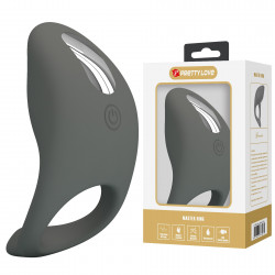 Эрекционное кольцо Pretty Love Gemma серое