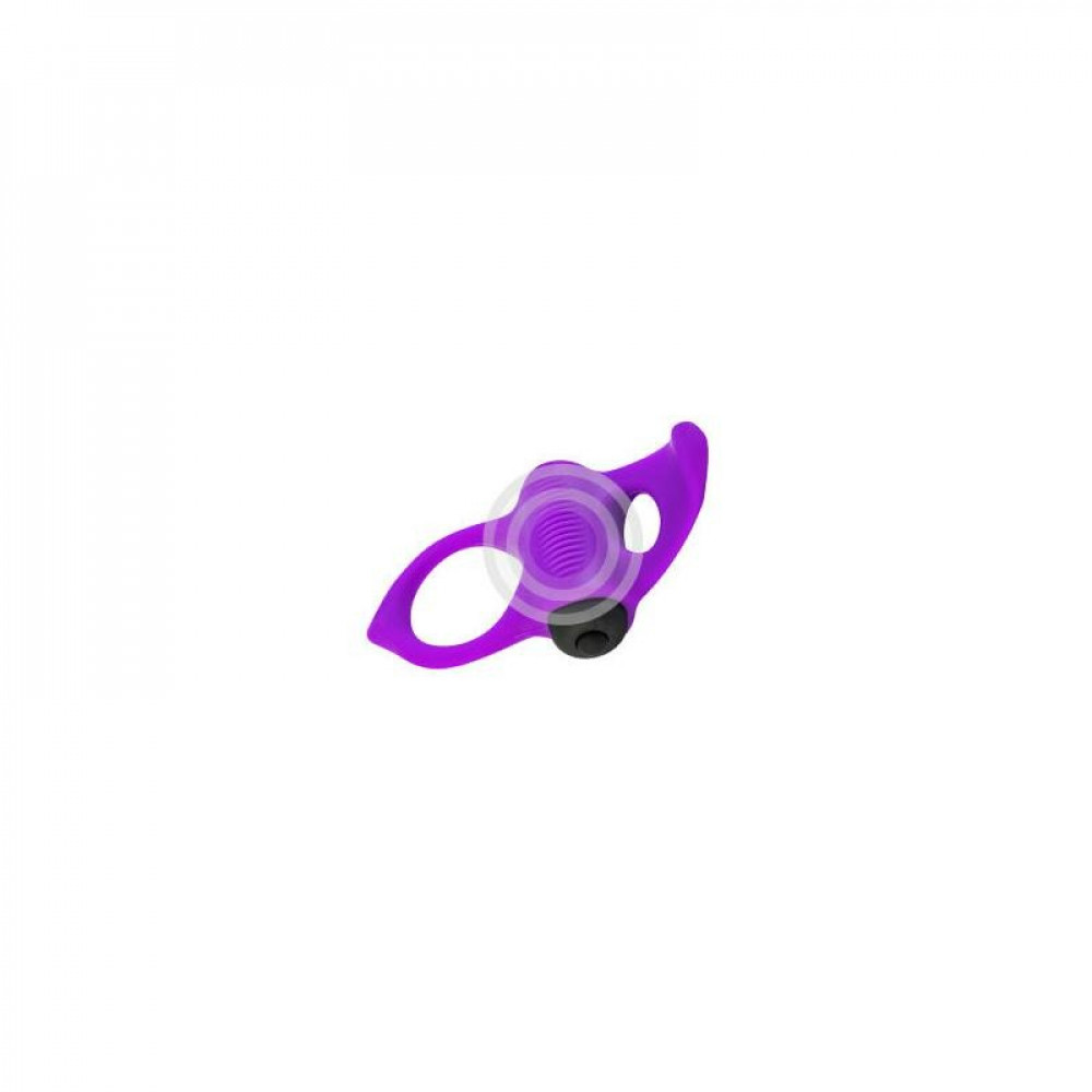 Секс игрушки - Эрекционное кольцо, с вибрацией , фиолетовое 2