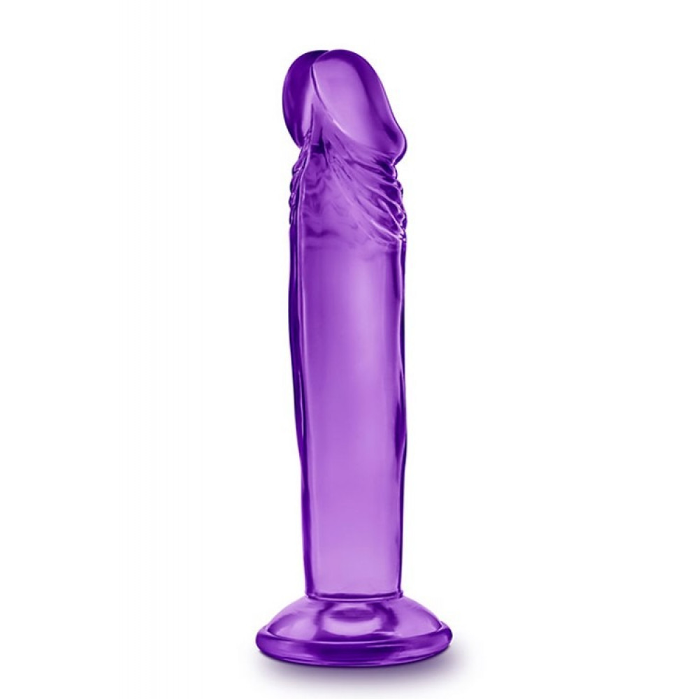 Фаллоимитаторы - Фаллоимитатор реалистичный, на присоске Blush B Yours Sweet N фиолетовый, 16.5 х 3.8 см 1