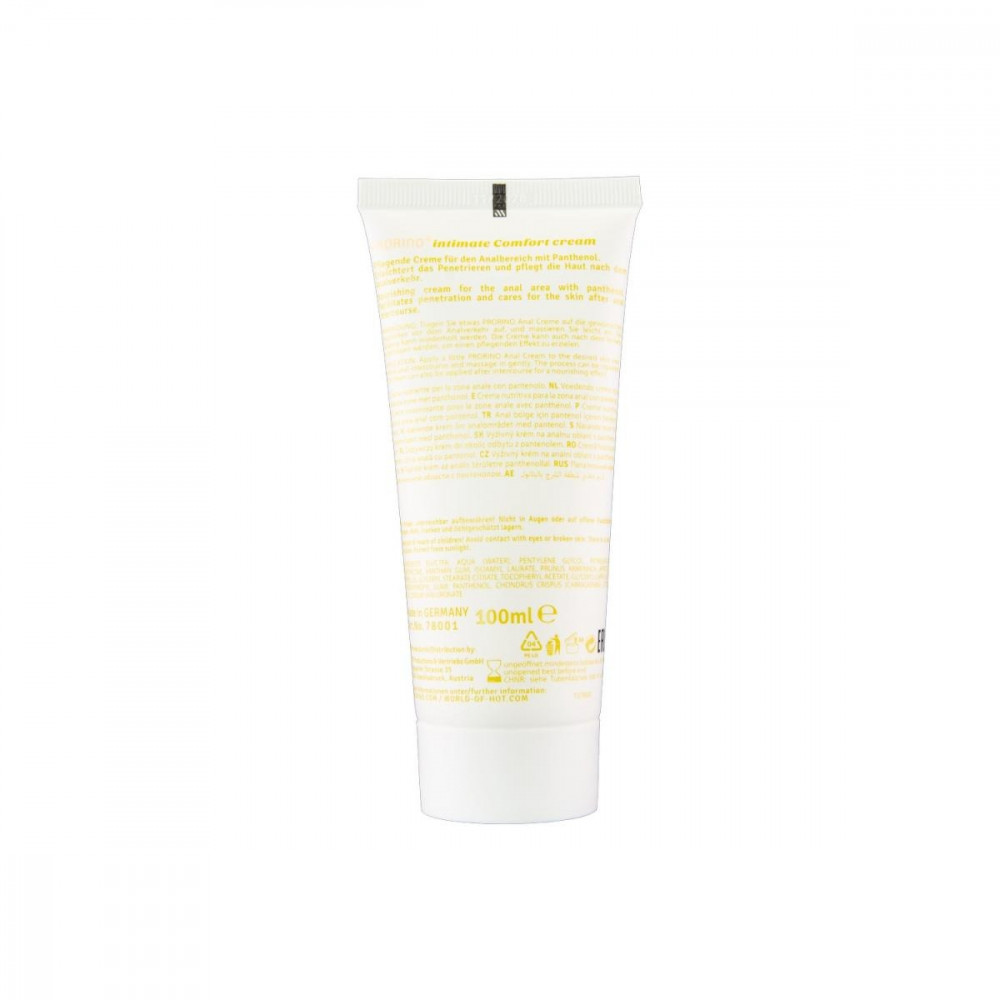 Разное - Гель анальный с пантенолом Hot PRORINO Intimate Comfort и расслабляющим эффектом, 100 мл 1
