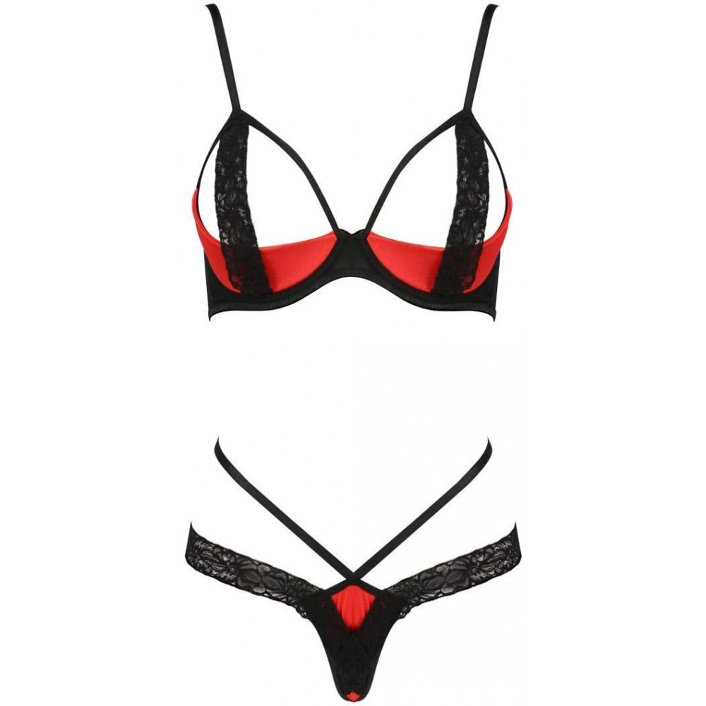 Эротическое белье - Комплект белья красный S/M FEMMINA BIKINI red S/M - Passion 3