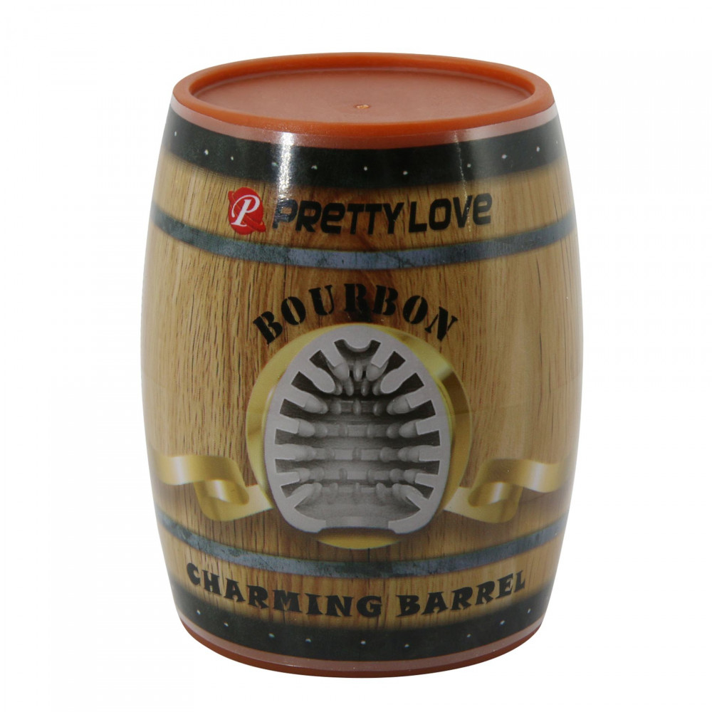Мастурбатори без вібрації - Мастурбатор яйце PRETTY LOVE Barrel білий, 5.5 см 1