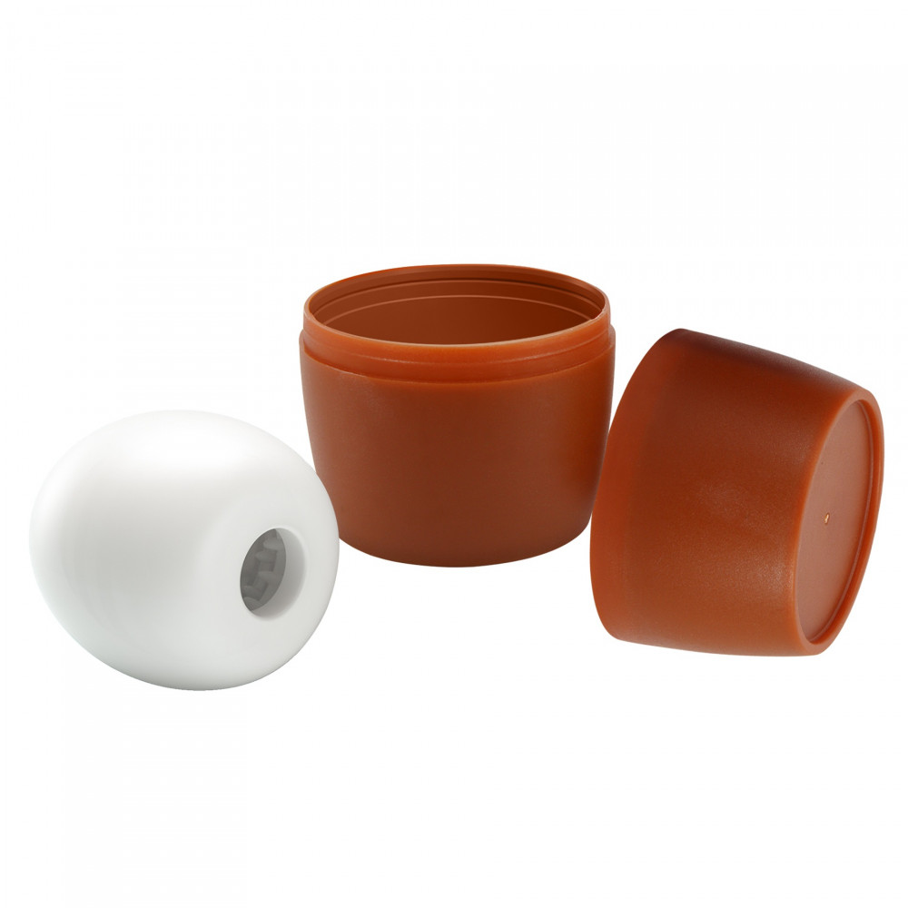 Мастурбатори без вібрації - Мастурбатор яйце PRETTY LOVE Barrel білий, 5.5 см 5