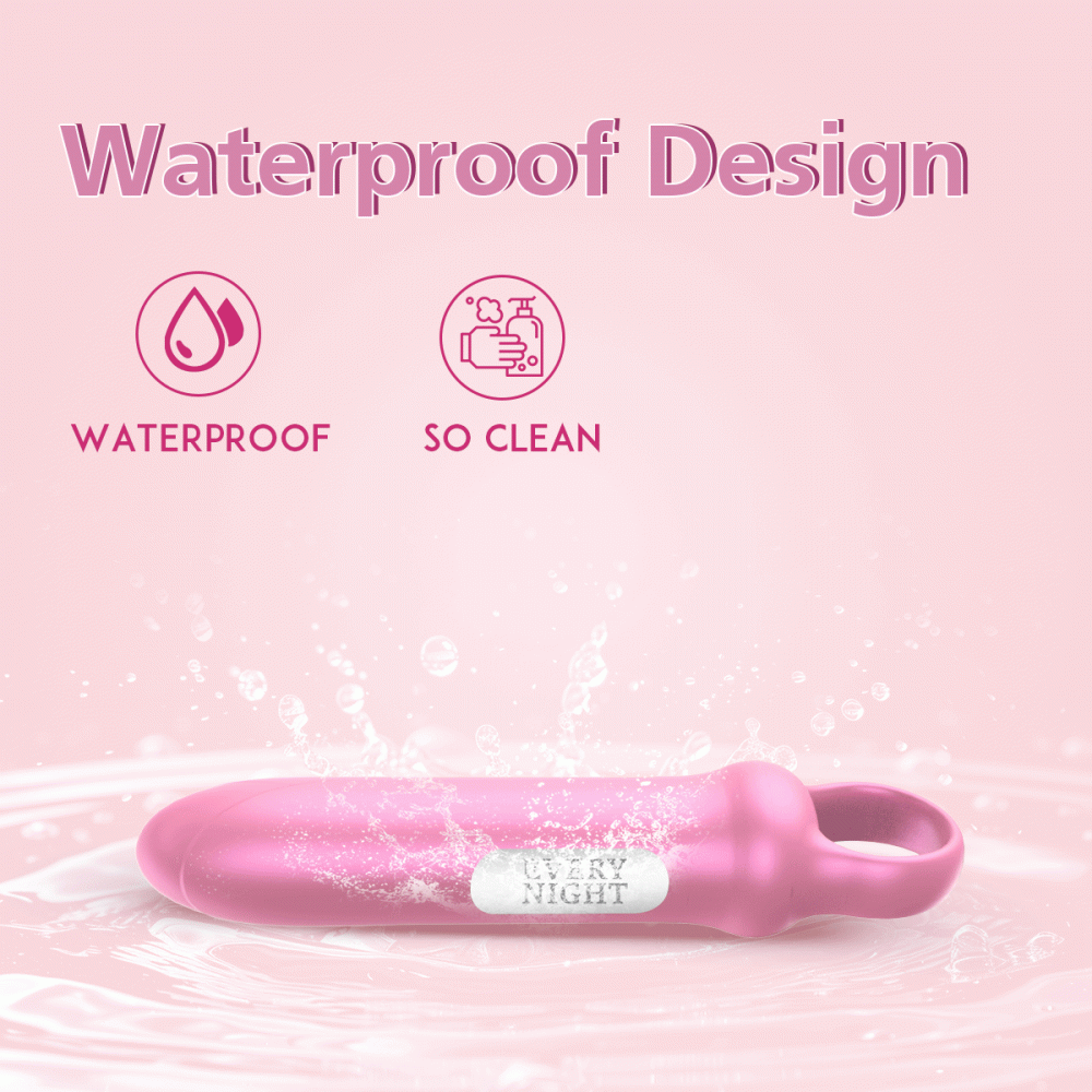 Классический вибратор - Мини-вибратор Every Night Toys Merry светло-розовый, 10 режимов вибрации 4