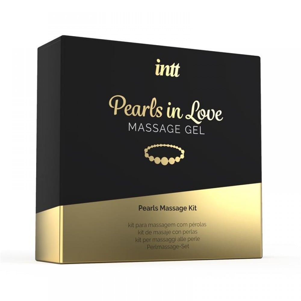  - Набор для интимного массажа Intt Pearls in Love, 15 мл, с гелем и жемчужным ожерельем 8