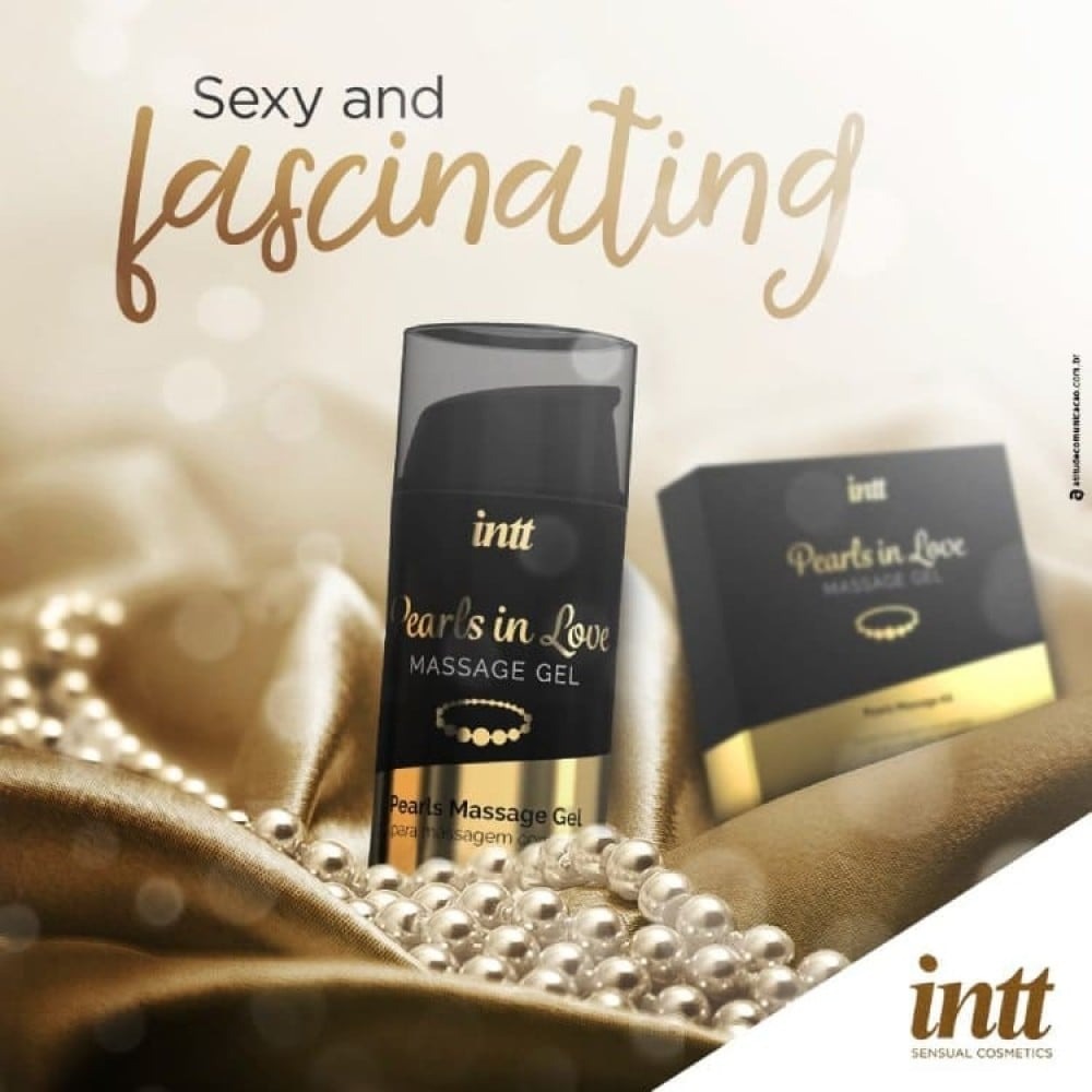  - Набор для интимного массажа Intt Pearls in Love, 15 мл, с гелем и жемчужным ожерельем 4