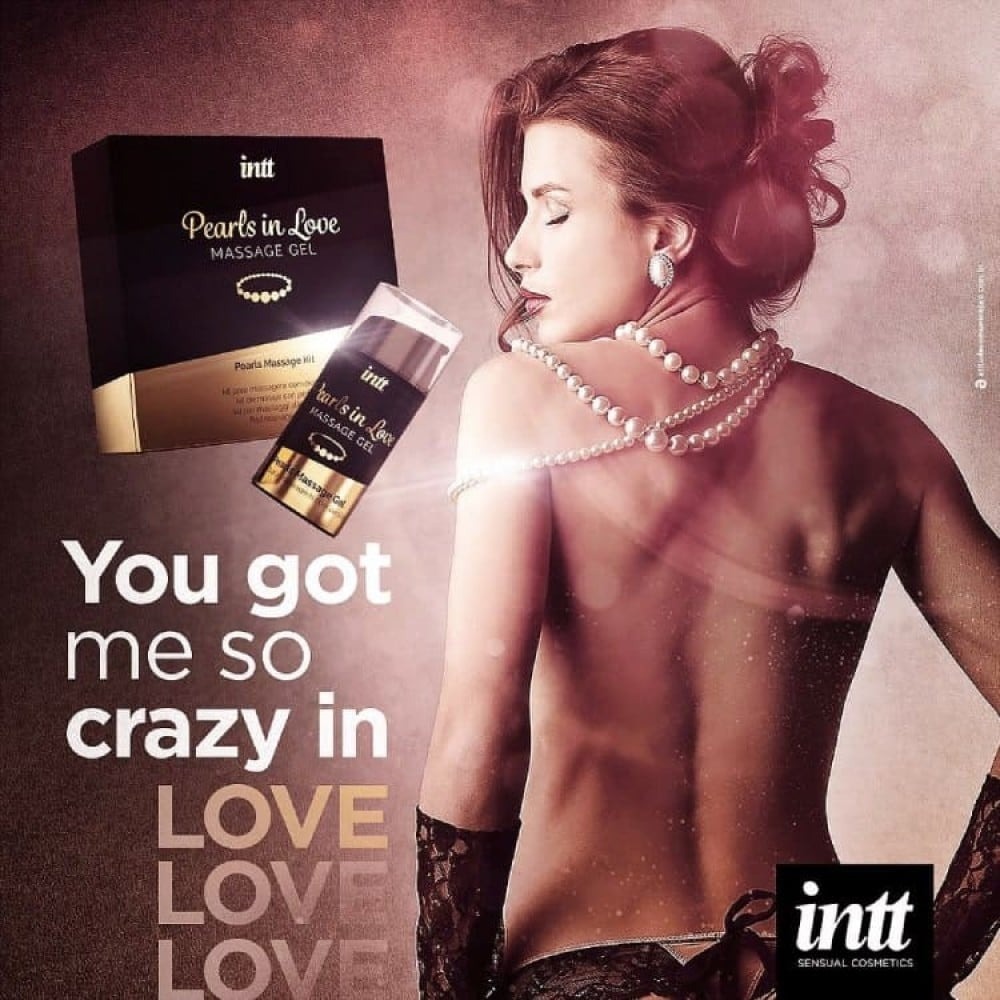  - Набор для интимного массажа Intt Pearls in Love, 15 мл, с гелем и жемчужным ожерельем 5