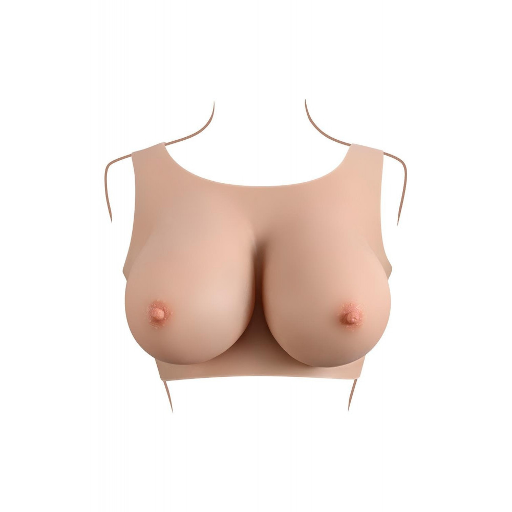 Різне - Накладні груди топ Gender X Plate E-Cup, 27.9 см 1