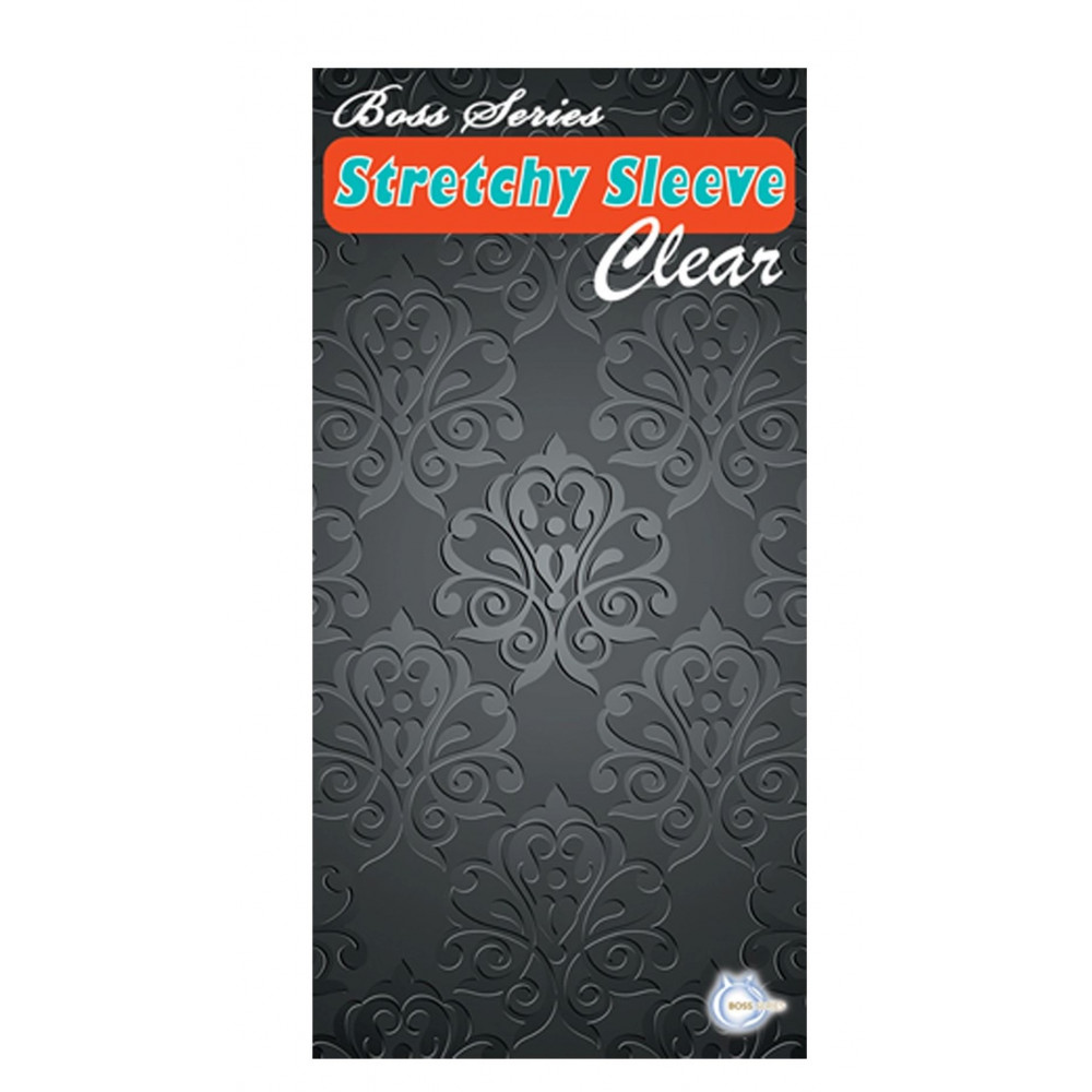 Різне - Насадка стимулююча BOSS Stretchy Sleeve Clear, BS6700014 1