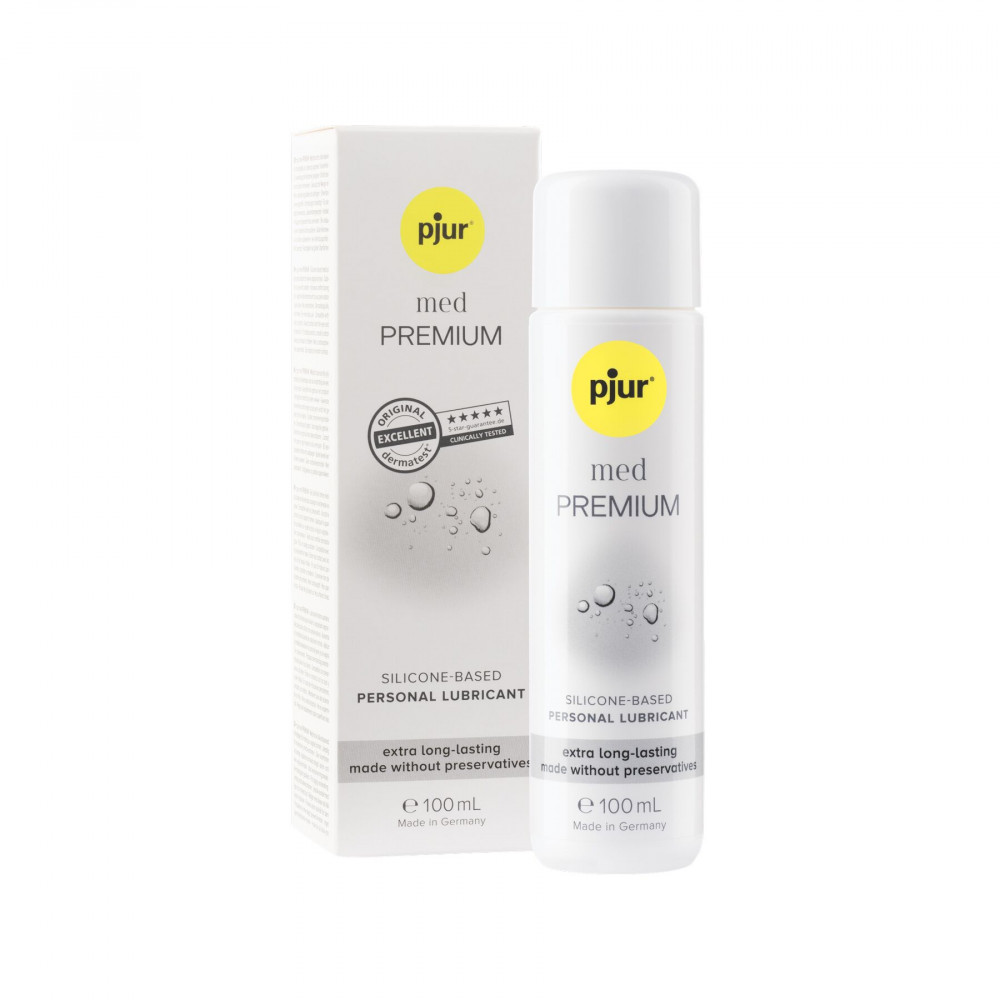 Смазки на силиконовой основе - Силиконовая смазка pjur med Premium 100 мл, для чувствительной кожи, прошла клинический тест 14
