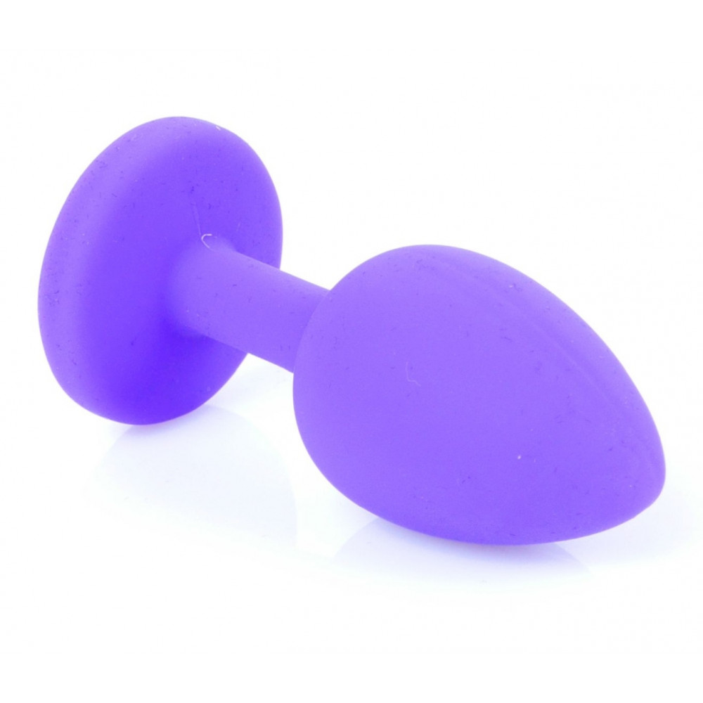 Анальные игрушки - Силиконовая анальная пробка Boss Series - Jewellery Purple Silicon PLUG Small Red S, BS6400082 6