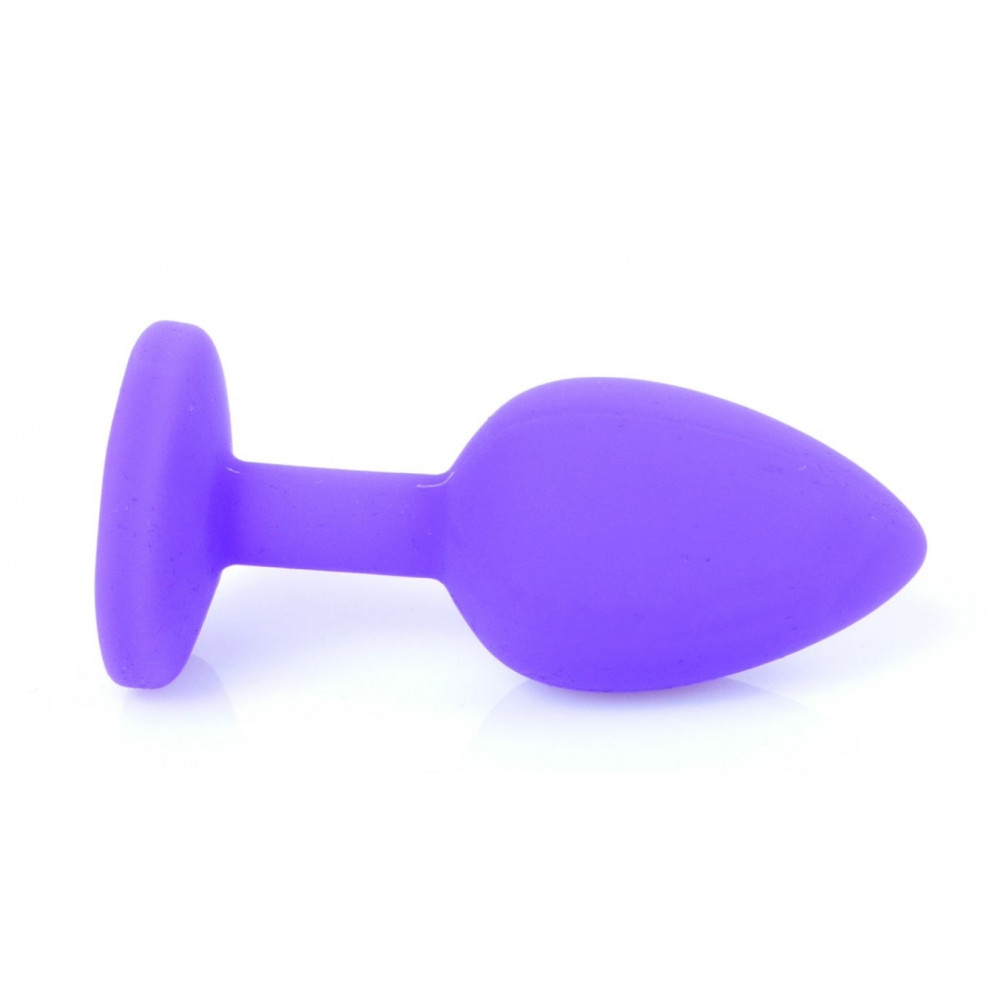 Анальные игрушки - Силиконовая анальная пробка Boss Series - Jewellery Purple Silicon PLUG Small Red S, BS6400082 4