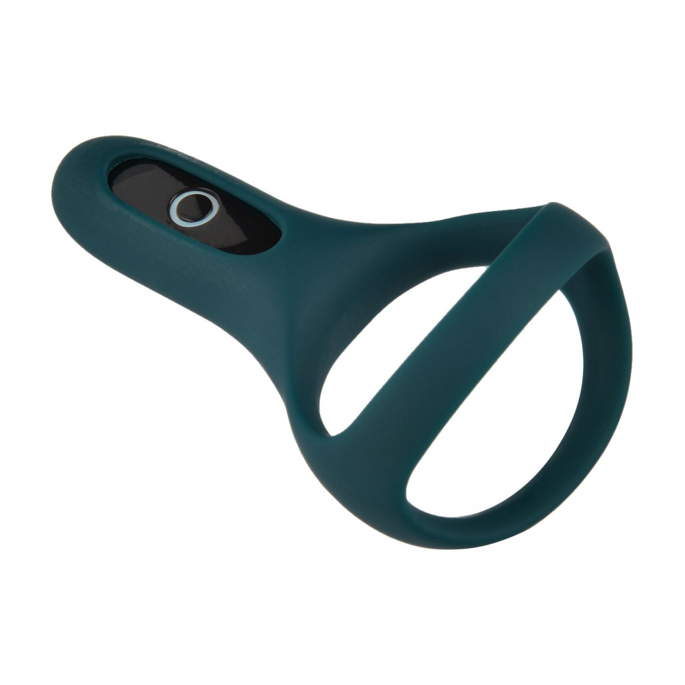 Эрекционные кольца с вибрацией - Двойное эрекционное кольцо Fun Town Rise Turquoise, управление со смартфона 8
