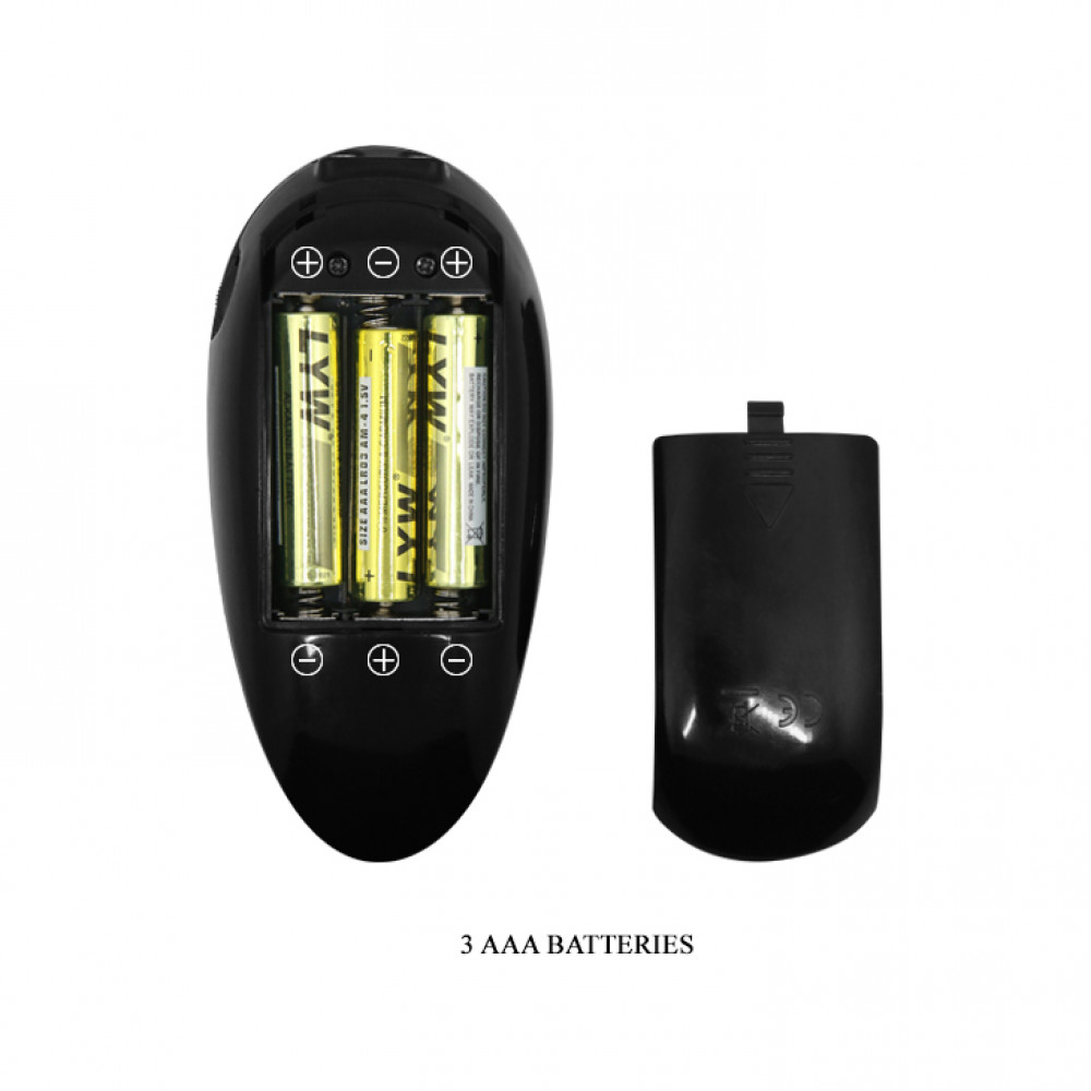 Різне - Страпон фаллопротез із вібрацією Pretty Love Vito чорний, 17.3 х 4.1 см 5