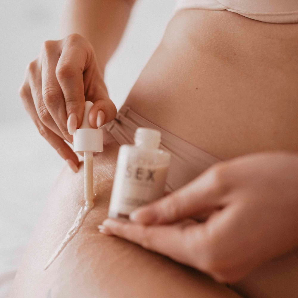 Різне - Суха олія для тіла та волосся Slow Sex by Bijoux Indiscrets з мерехтливими частинками 1