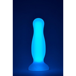 Анальная пробка люминесцентная Dream Toys RADIANT Glow In The Dark синяя, М