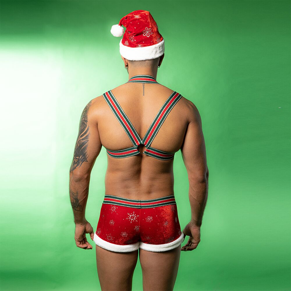 Мужское эротическое белье - Новогодний мужской эротический костюм JSY 9133 One Size 4