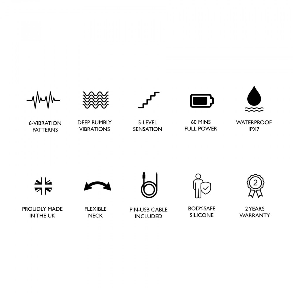 Для LGBTQ+ - Вібромасажер DOXY Doxy Go 8