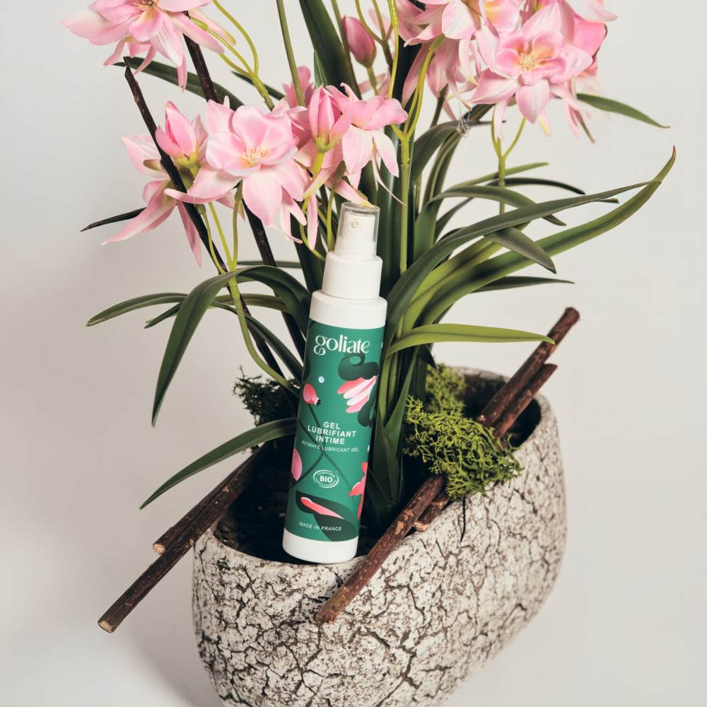 Смазки на водной основе - Гель-лубрикант Goliate Gel Lubrifiant Intime, 100 мл, экстракт красных водорослей, веган-френдли 6