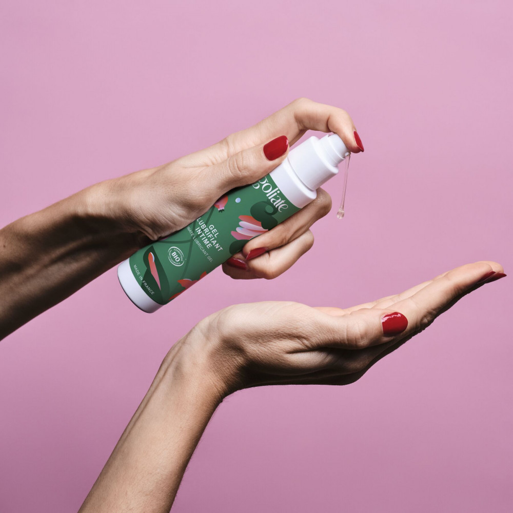 Смазки на водной основе - Гель-лубрикант Goliate Gel Lubrifiant Intime, 100 мл, экстракт красных водорослей, веган-френдли 9