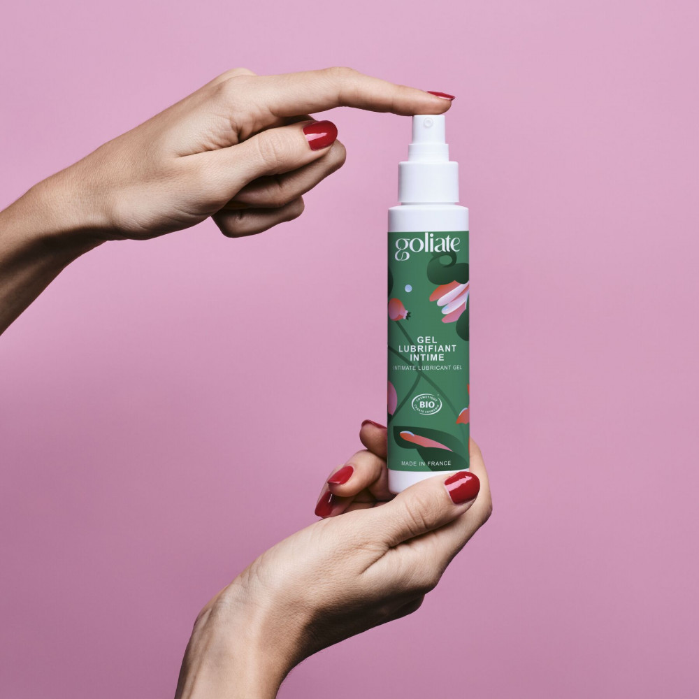 Смазки на водной основе - Гель-лубрикант Goliate Gel Lubrifiant Intime, 100 мл, экстракт красных водорослей, веган-френдли 10