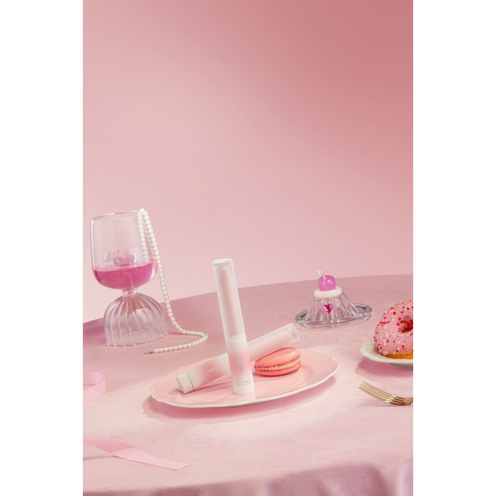 Классический вибратор - Липстик-вибратор KISSTOY Pop Cherry, 7 режимов, 2 мотора, гибкий, подогрев 15
