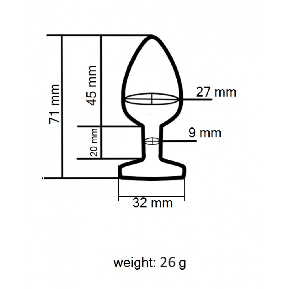 Анальные игрушки без вибрации - Силиконовая анальная пробка EGZO - Silicone Pink Heart Plug Aqua, size S 2