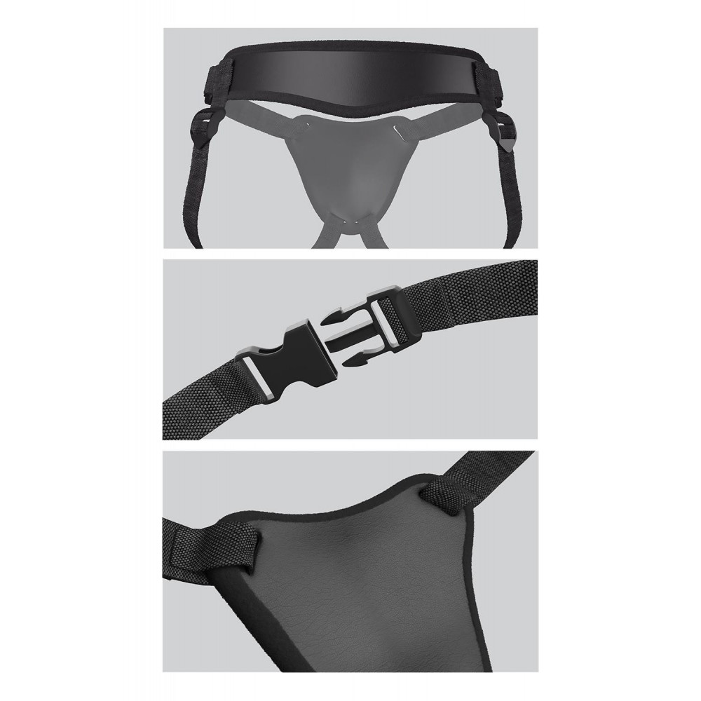 Страпони - Трусики для страпону Pipedream Body Dock Elite Mini Harness, чорні 3