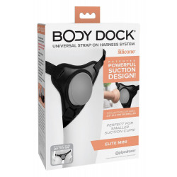 Трусики для страпону Pipedream Body Dock Elite Mini Harness, чорні