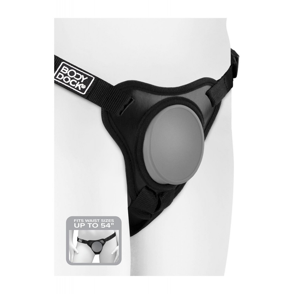 Страпони - Трусики для страпону Pipedream Body Dock Elite Mini Harness, чорні 2