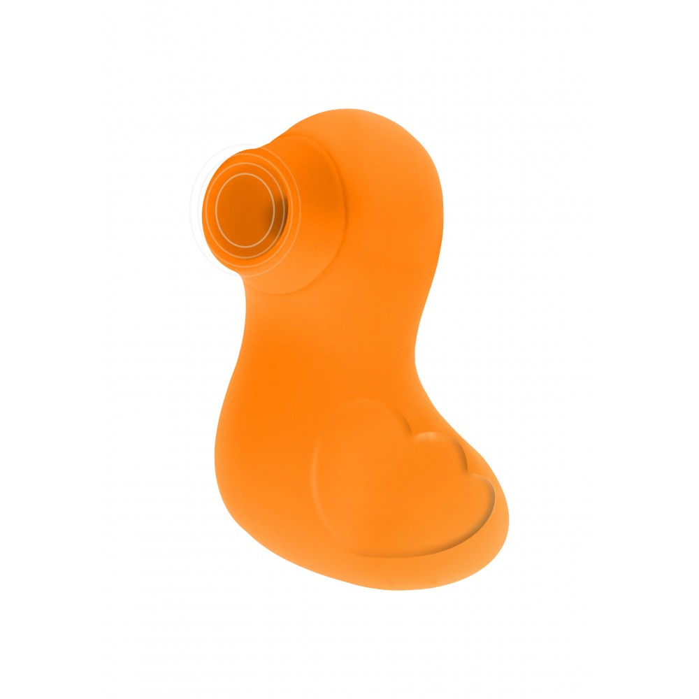 Секс игрушки - Вакуумный стимулятор клитора в виде уточки Toy Joy, желтый