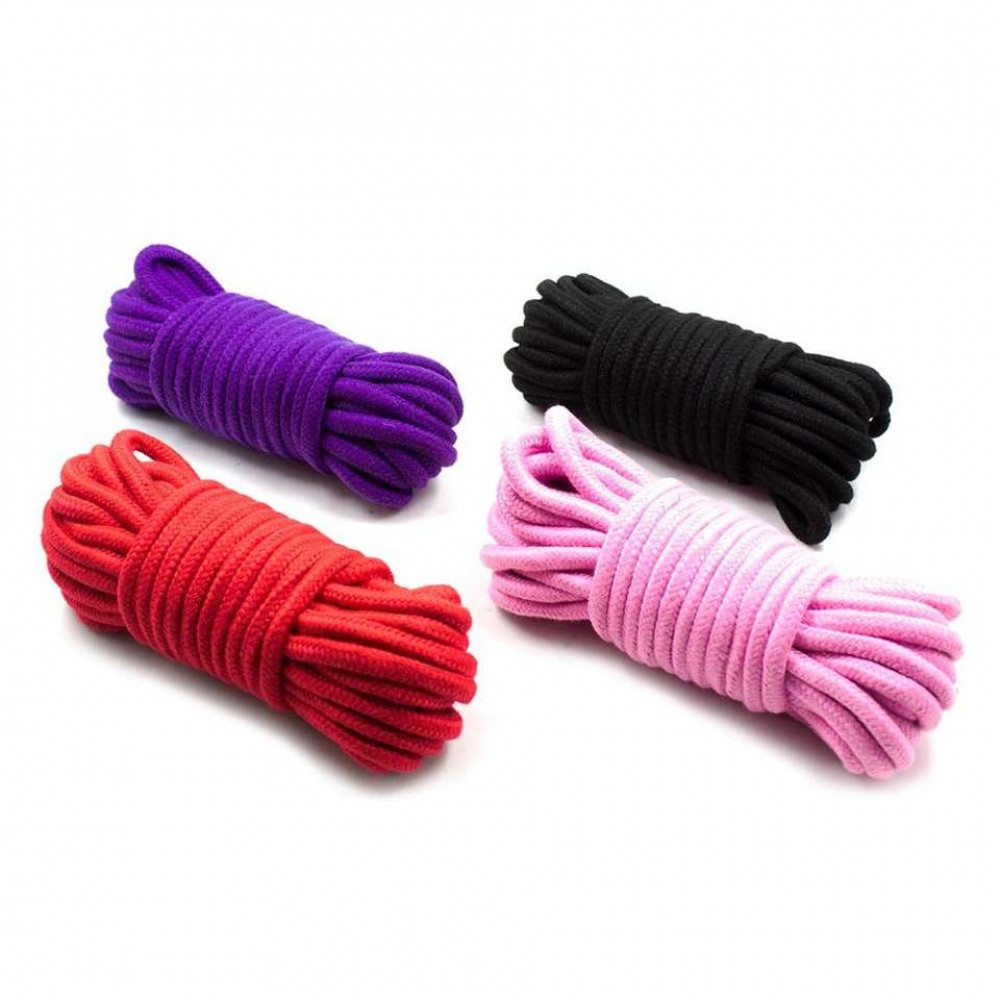 БДСМ игрушки - Веревка для связывания 5 метров, фиолетовая 1