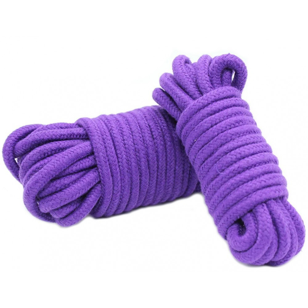БДСМ игрушки - Веревка для связывания 5 метров, фиолетовая