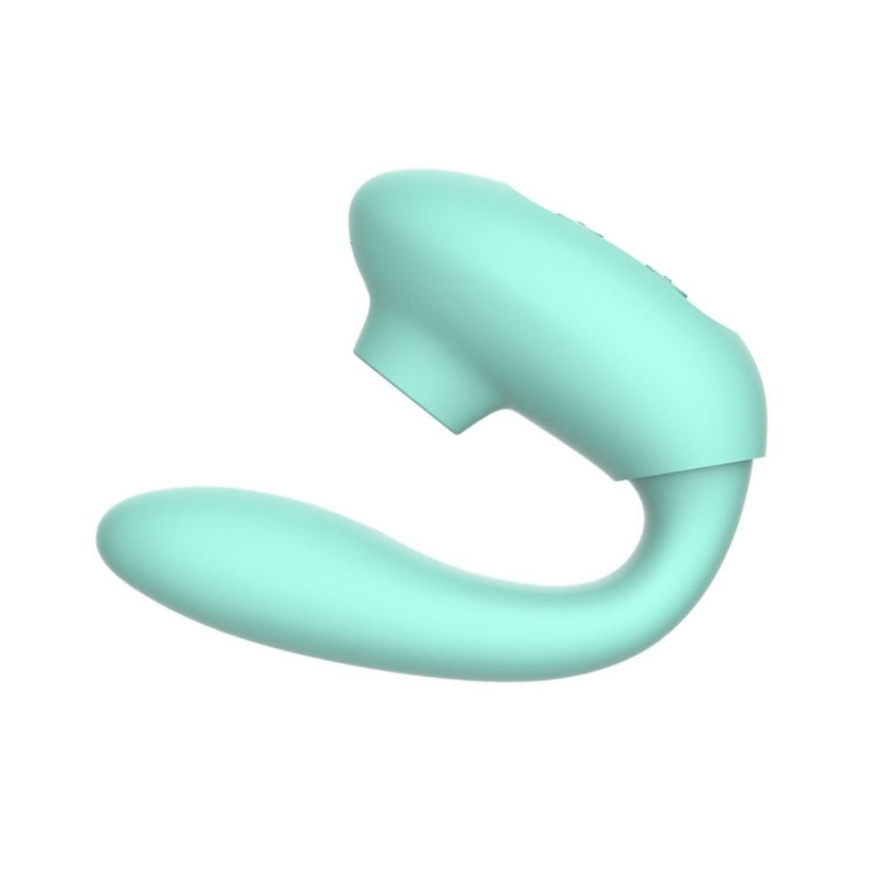 Різне - Вібратор подвійної стимуляції Every Night Toys вакуум з ефектом посмоктування та стимуляція точки G 2