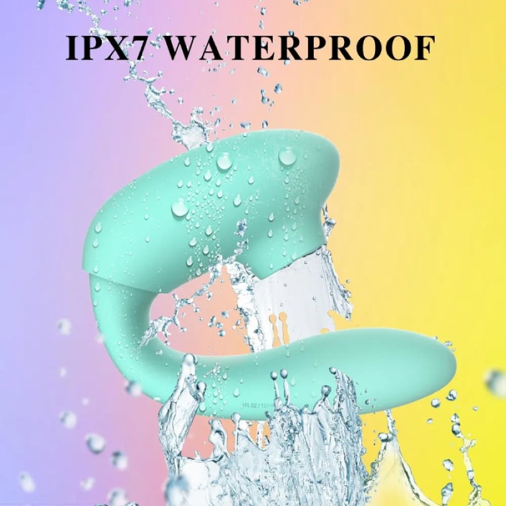 Різне - Вібратор подвійної стимуляції Every Night Toys вакуум з ефектом посмоктування та стимуляція точки G 8