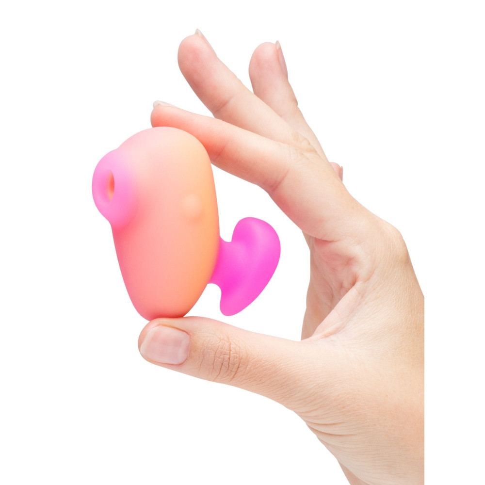 Разное - Вибратор с вакуумно-пульсирующей стимуляцией ROMP Kiss оранжевый 2