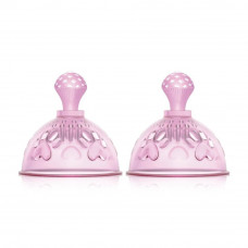 Вібратор у вигляді чаш для сосків BeYourLover з ротацією, рожевий