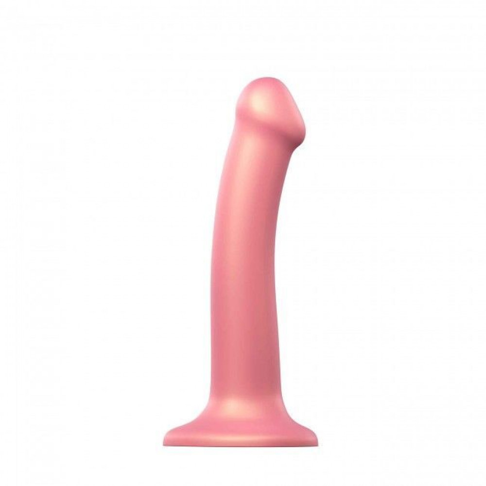 Секс игрушки - Насадка для страпона Strap-On-Me Mono Density Dildo Rose M (мятая упаковка!!!)