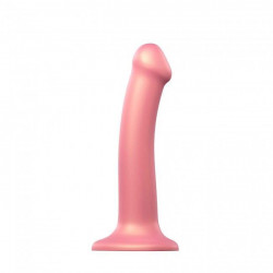 Насадка для страпона Strap-On-Me Mono Density Dildo Rose M (мятая упаковка!!!)