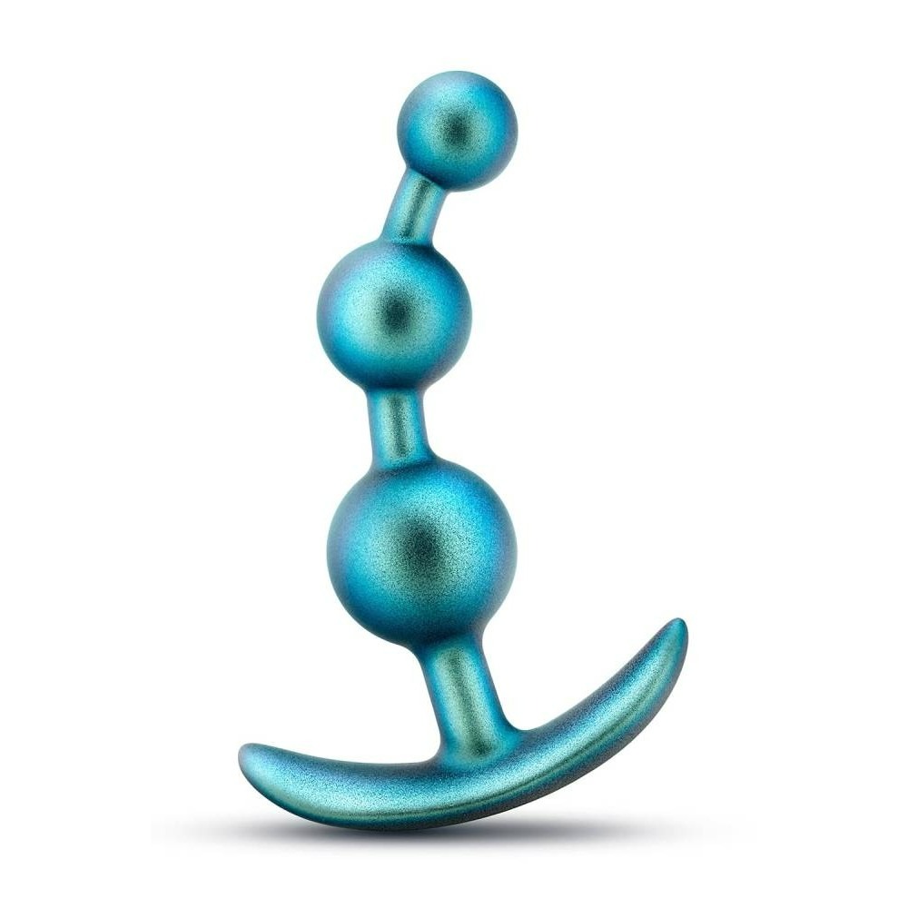 Секс игрушки - Анальная елочка Anal Adventures голубая, 13.3 х 3.2 см 4
