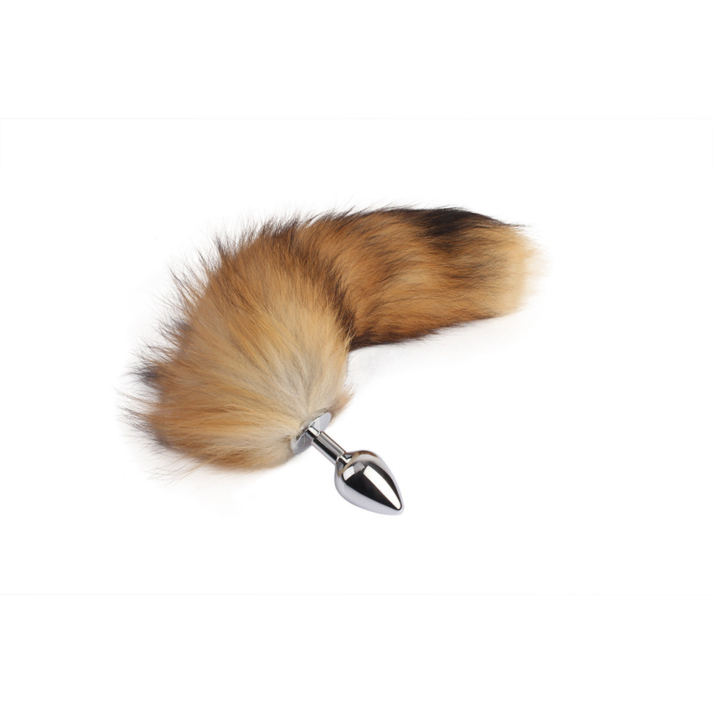 Анальный хвост - Анальная пробка с хвостом Fluffy fox Plug Chisa 3