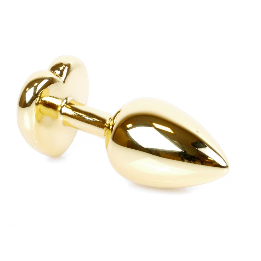 Анальные игрушки - Анальная пробка Boss Series - Jewellery Gold Heart PLUG Rose S, BS6400036 5