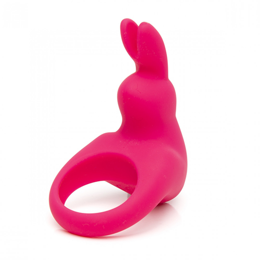 Эрекционные кольца с вибрацией - Эрекционное кольцо Happy Rabbit Rechargeable Cock Ring Pink