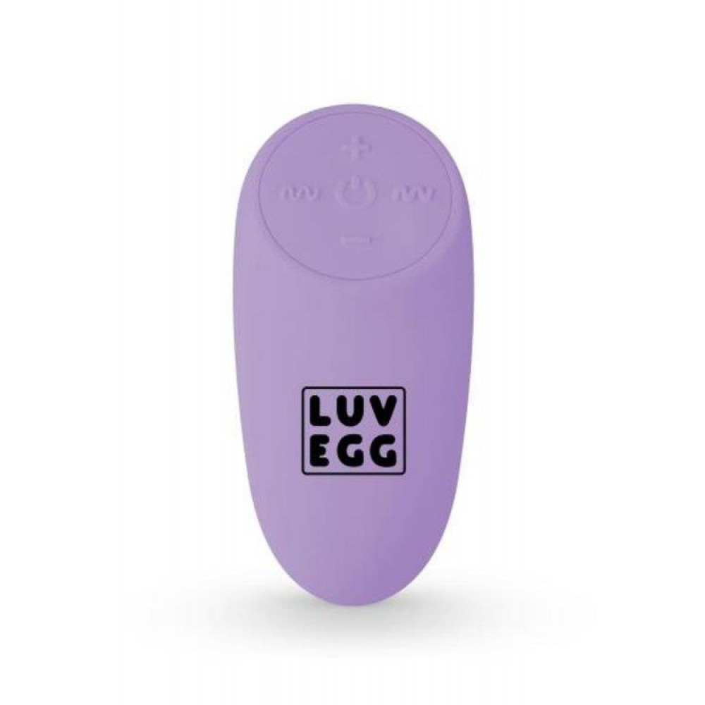 Вагинальные шарики - Вагинальное яйцо с вибрацией и дистанционным пультом Luv Egg XL лиловое 2