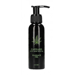 Массажное масло Cannabis With Hemp Seed Oil - Massage Oil, 100 мл