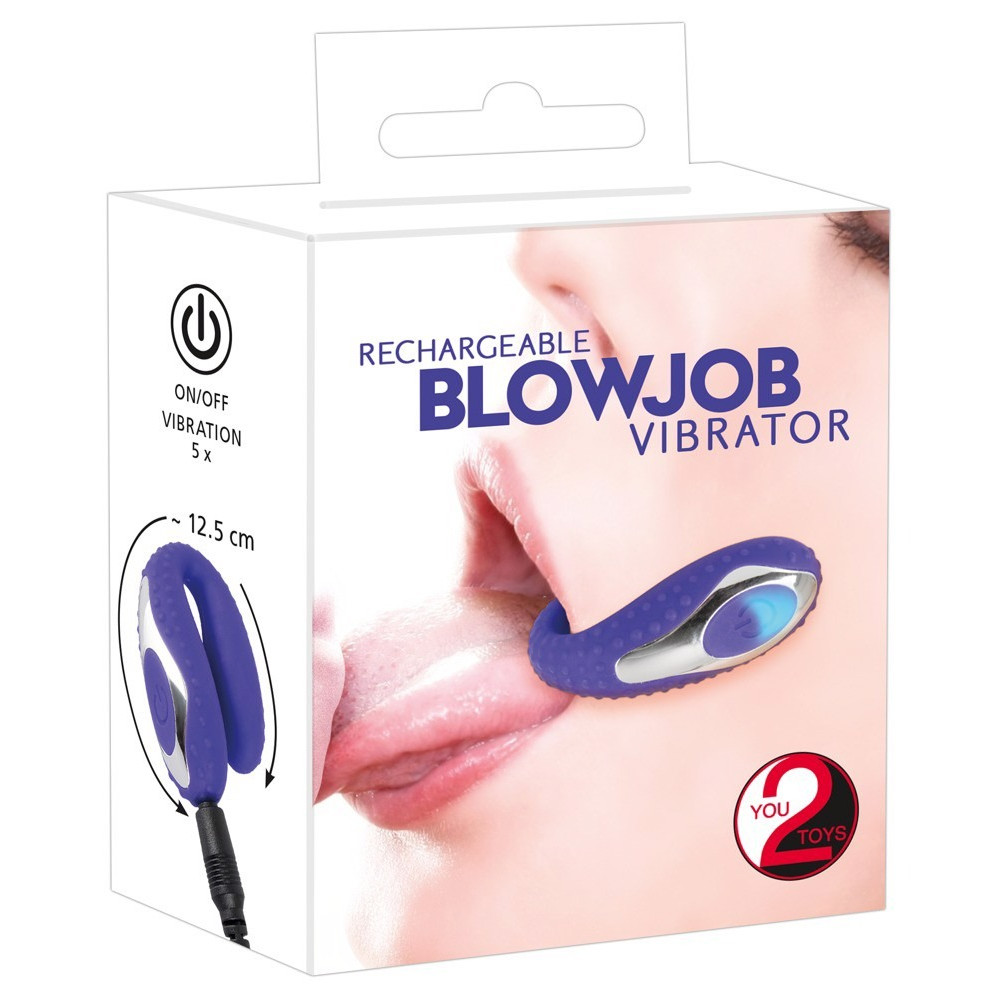 Секс игрушки - Мини-вибратор для орального секса Blow Job Vibe, синий 1