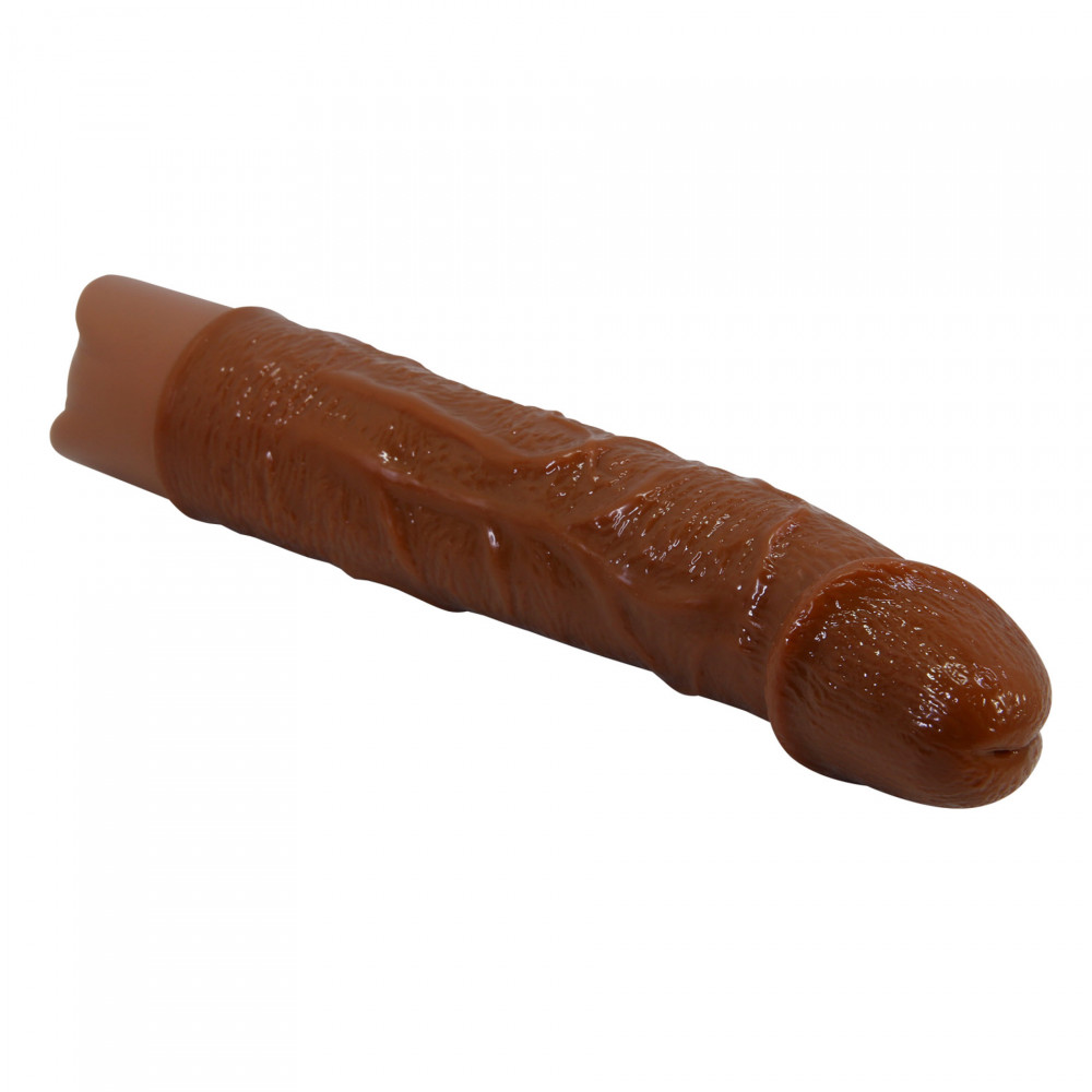  - Реалістичний вібратор, що перезаряджається Pretty Love - Osric Realistic Vibrating Dildo Brown, BW-500081-1 5