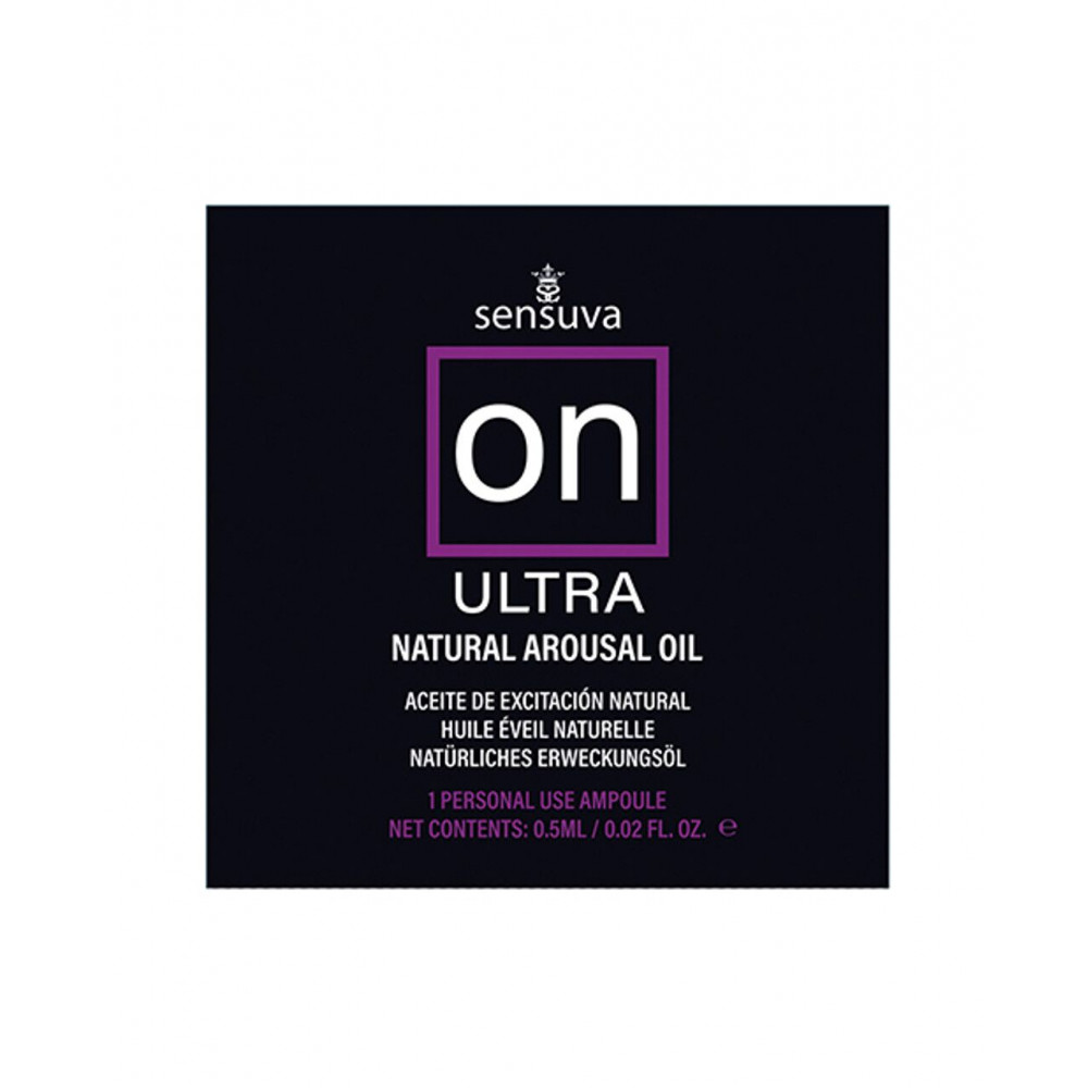 Средства для возбуждения - Пробник возбуждающего масла Sensuva - ON Arousal Oil for Her Ultra (0,5 мл)