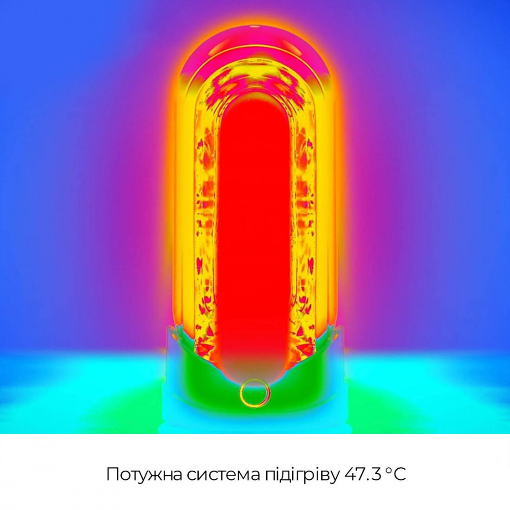 Мастурбаторы с вибрацией - Набор мастурбатора с нагревателем Tenga Flip Zero Red + Flip Warmer 7