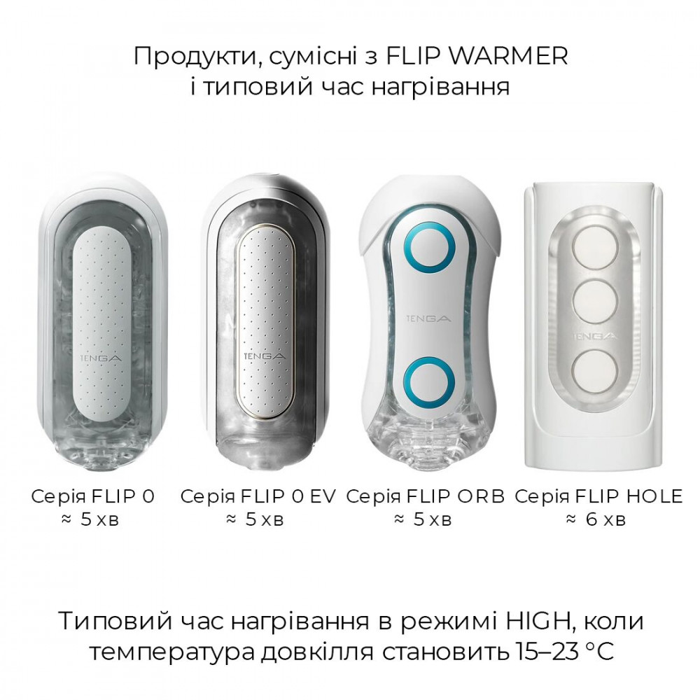 Мастурбаторы с вибрацией - Набор мастурбатора с нагревателем Tenga Flip Zero Red + Flip Warmer 4